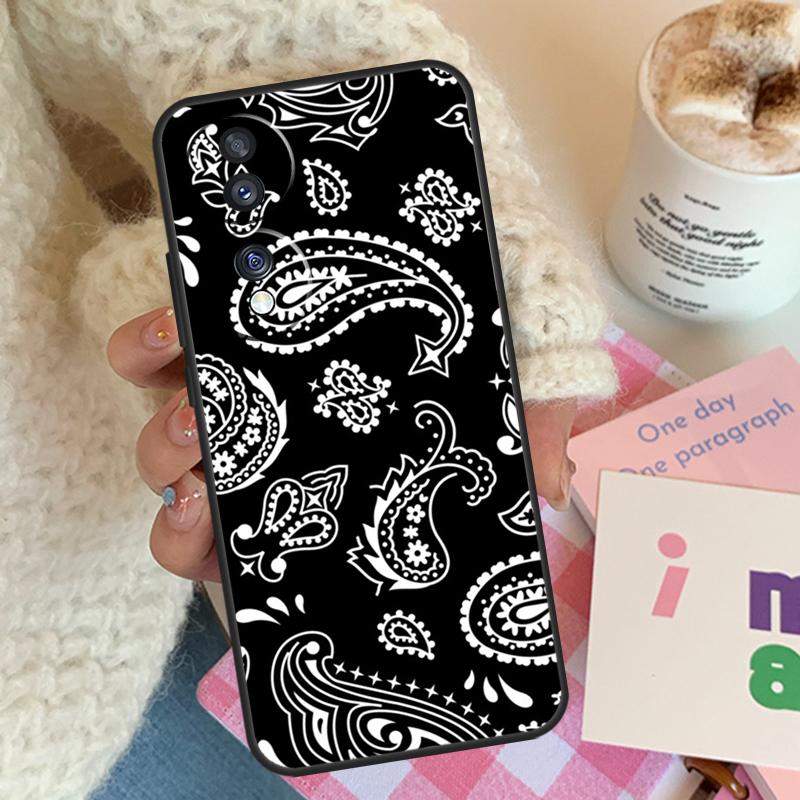Bandana Seamless Pattern For Honor Magic 8 7 6 5 Pro Case For Honor Win RT X9d X9b X9c X9a X8c X8b 200 400 70 90 Lite