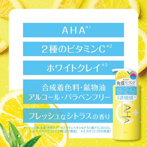 Cleansing Research Body Peel Soap C Refill 400ml [Renew your skin!] Contains AHA fruit acid and vitamin C. Exfoliating care for smooth skin, rough ski