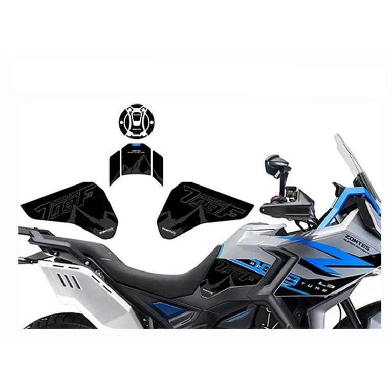 FOR ZONTES 703F 2024 Motorcycle Tank Pad Protector Leather Frosting Sticker Decals Accessoriesr