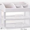Make-up-Koffer, Schmuckbehälter, Make-up-Organizer, Schubladen, Kunststoff, Kosmetik-Aufbewahrungsbox, Make-up-Pinselhalter, Organizer