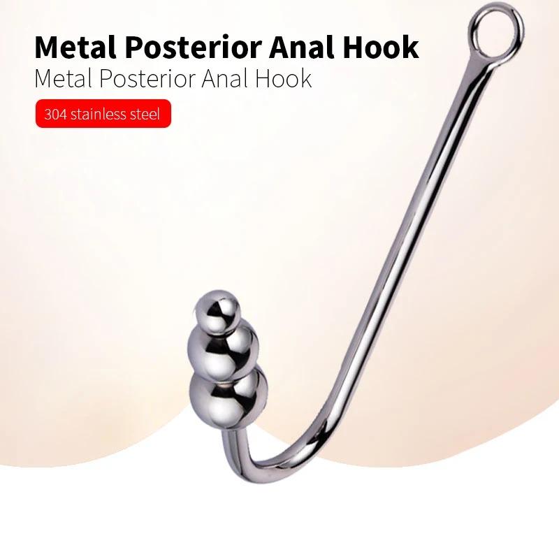 3 Size Silver Stainless Steel Metal Hooks Couples Games Toy