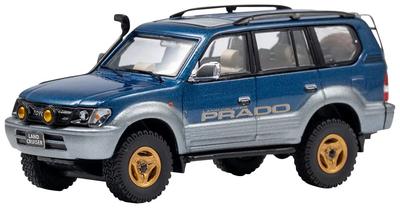 Gaincorp Products Model Toyota Land Cruiser Prado 90 Light Facelift Modrý Hotový Model 1/64 -LHD