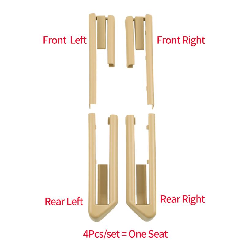 LHD RHD Car Seat Sliding Track Bonnet Rail Trim Cover For BMW X5 X6 F15 F16 E70 E71 E72 52107165379 52107165380