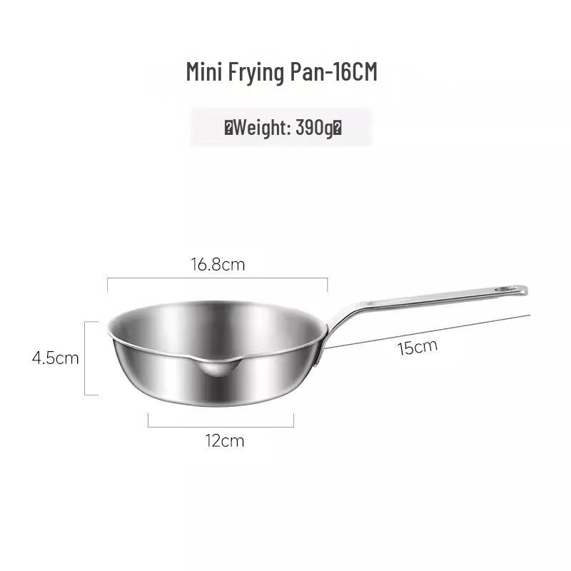 

ZISIZ 3-слойная стальная сковорода с антипригарным покрытием
