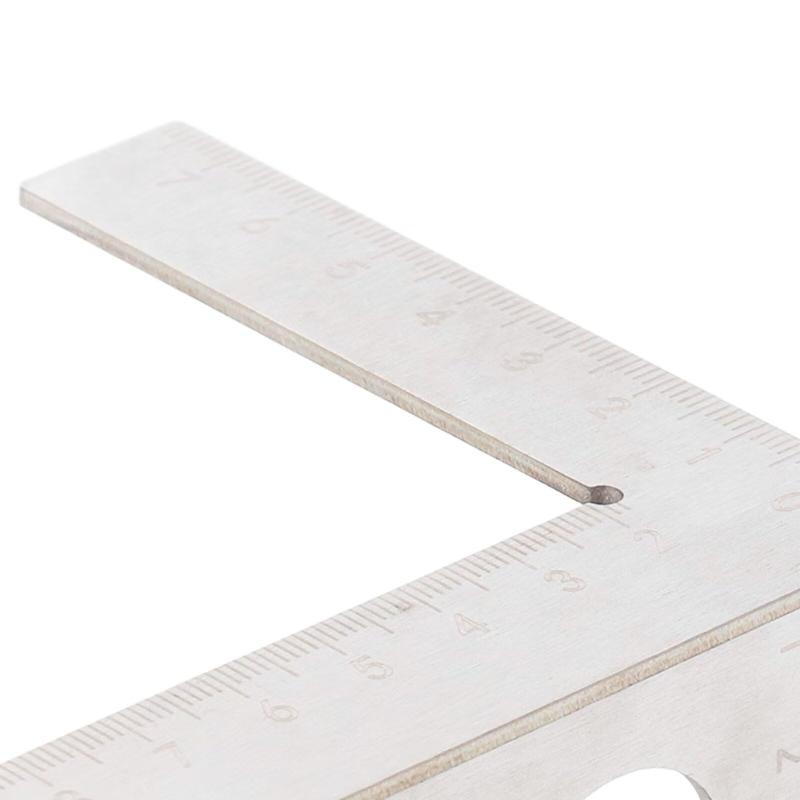 Stainless Steel Miters Triangles Ruler 45°/90° Woodworking Square Protractors 3D Multi Angles Layouts Measuring Tool