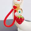 Creative Bling Rhinestone Watermelon Fine Workmanship Portable Bag Pendant Fashion Jewelry Decor Gift For Friends Bag Charm