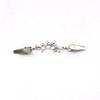 Cardigan Brooches Sweater Shawl Clips Pearl Spider Charm Brooch Pins Clip Collar Duck-mouth Jewelry Brooches DIY