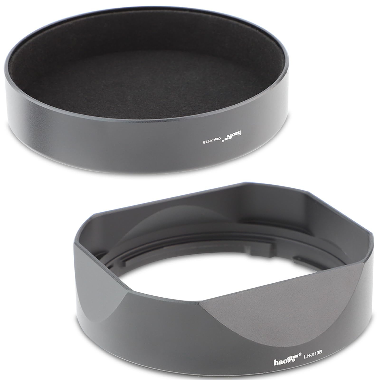 

Bayonet Square Metal Dedicated Lens Hood for Fuji Fujifilm Fujinon XF R LMOIS Lens and FujinonXF 14mm R Lens with XT30 XT4 Camera Version with Hood