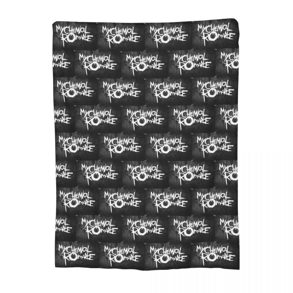 Mcr Band Punk Rock My Chemical Romance Blanket Soft Warm Flannel Throw Blanket Bedding for Bed Picnic Travel Home Sofa