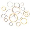 8-40mm Messing Geschlossene Ring Ohrringbügel Creolen Anhängerverbinder Ringe Für DIY Schmuckherstellung Zubehör