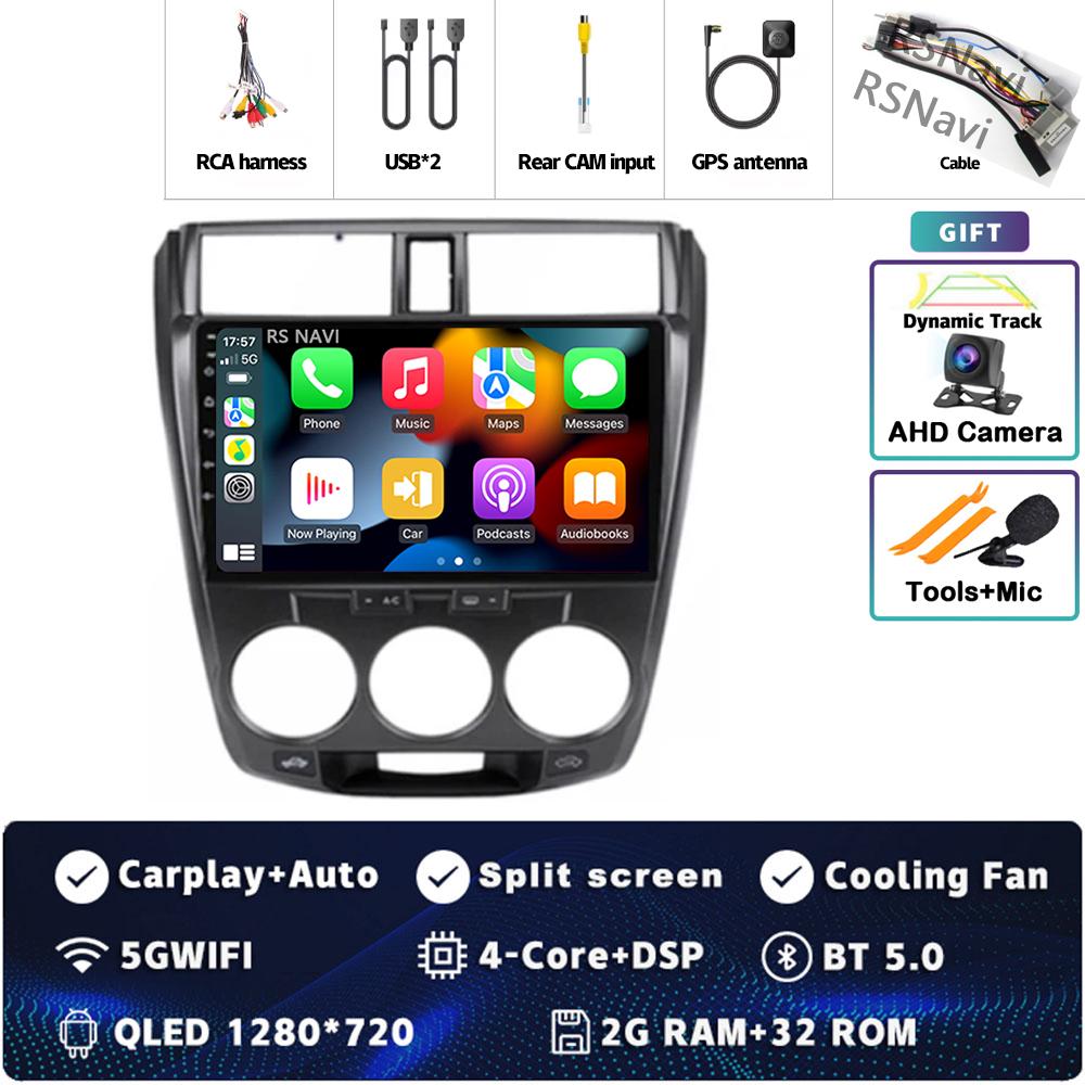 

Android 14 Carplay For Honda City 2008 2009 2010 2011 2012 2013-2016 Car Radio GPS Multimedia Video Player Autoradio Stereo 2Din