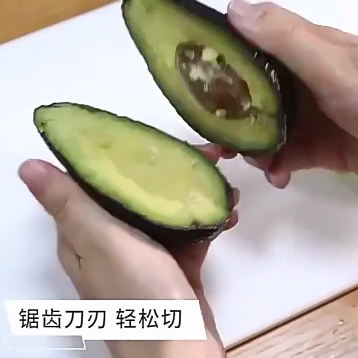 

3 в 1 Многофункциональный слайсер для авокадо, овощечистка для фруктов, ши, сепаратор масла, удобный резак для мякоти киви, кухонные аксессуары зелёный