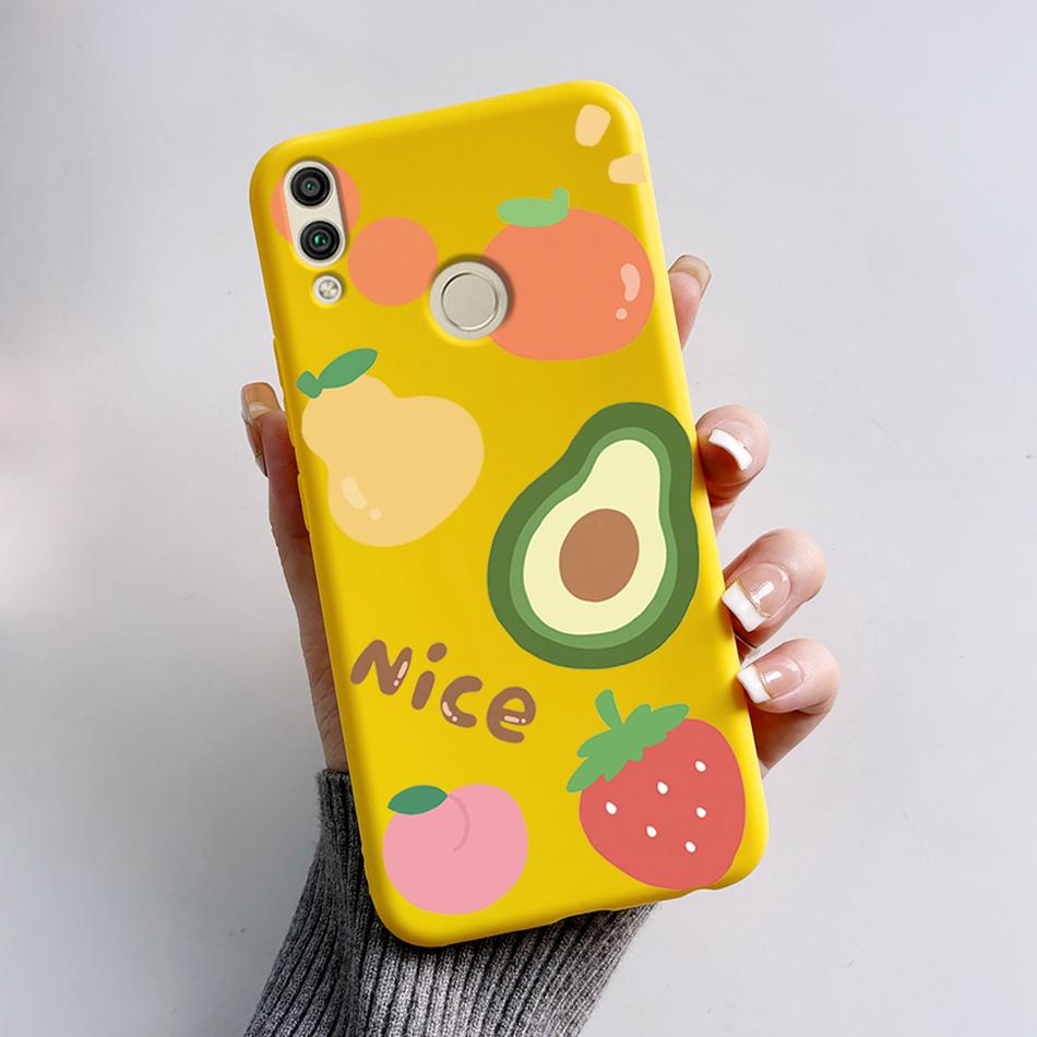 For Huawei Honor 8X Case Honor8X JSN-L22 JSN-L21 Bear Phone Case Soft TPU Cover Funda For Honor 8C BKK-L21 BKK-LX1 Honor8C Capa
