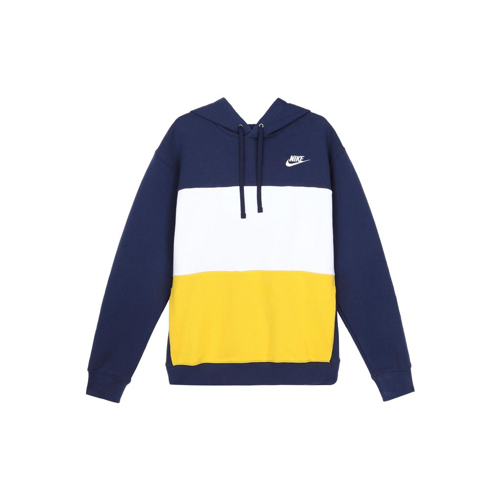 Nike Club Fleece Color Block Hoodie Men Hoodies Deep-Navy FB7416-410