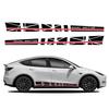 For Tesla Model Y Car Door Side Stickers PVC Decals Decoration Decal Waterproof Vinyl Film Auto Exterior Styling Car Accessories