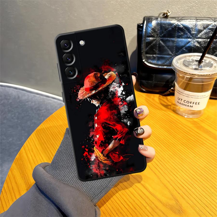 Ones Pieces Anime Phone Cover Case for Samsung Galaxy A07 A06 Note 20 Ultra 9 10 A01 A02 A30 A40 A10 A20 A50 A70 A05 A03 A04