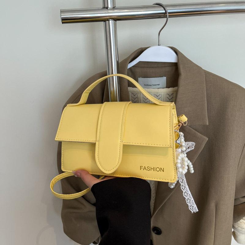 Premium Texture Temperament Beautiful Versatile Handbag Women's Solid Color Simple Shoulder Messenger Bag Casual Trend