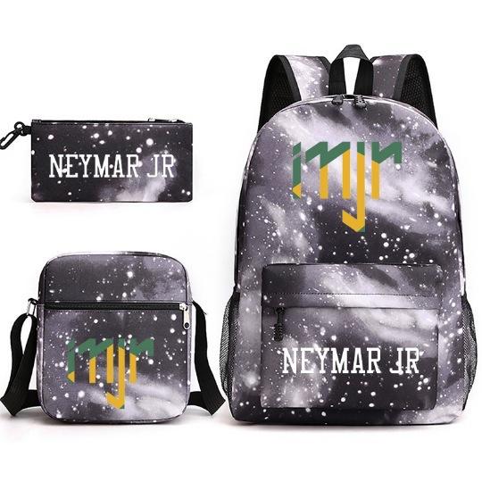 Lionel Messi · Peripheral Printed School Bag Three-Piece Pencil Case Shoulder Bag Backpack