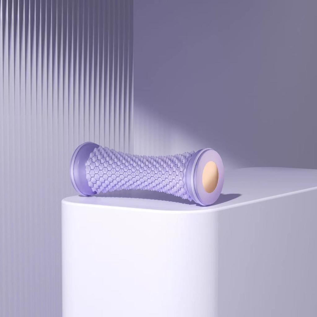 1pc Plastic Yoga Muscle Massage Roller Foot Training Device Multi-functional Foot Roller for Muscle Network Drainage