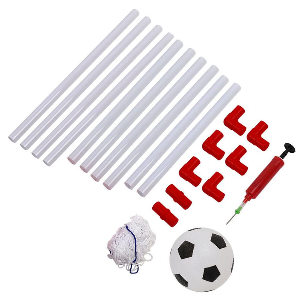 Indoor Outdoor Children Foot Soccer Goal Post Net Set with Pump Kids Sport Toy