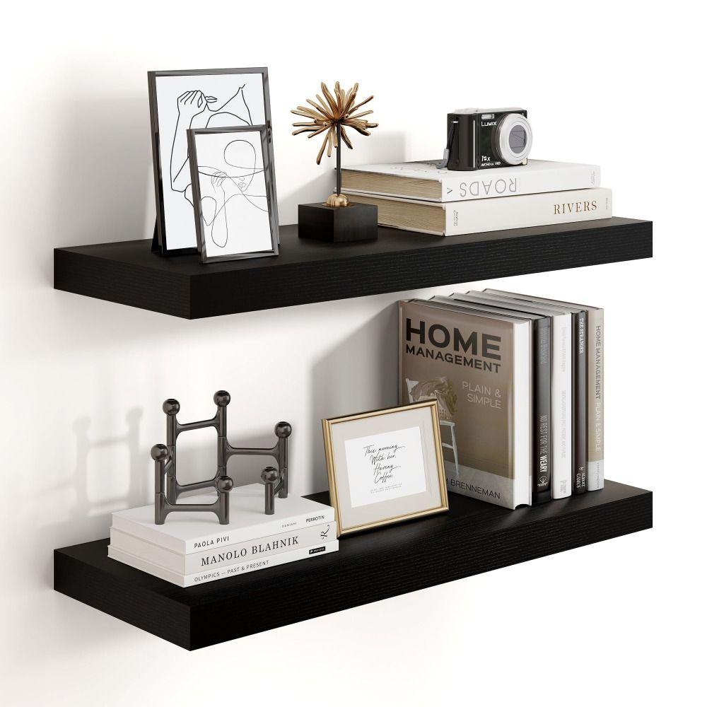 1pc Deeper Storage Shelf Wooden Bathroom Shelves Floating Shelves  for Living Room Bedroom Kitchen