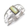 Chrysoprase Gemstone Handmade 925 Sterling Silver Cuff Bangle Adjustable SU-10157