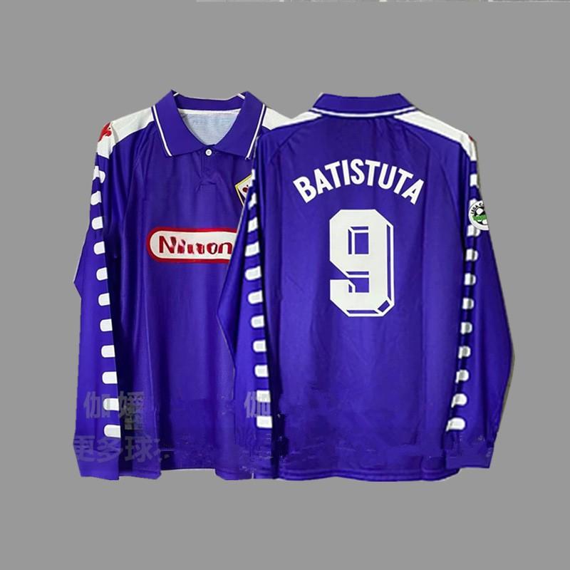 Retro Long Sleeve Football Jersey - Beckham Zidane Messi Ronaldo Classic Soccer Shirt