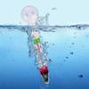 Submersible Glass Aquarium Thermometer with Suction Cup Waterproof Water Thermometer Floating Fish Tank Thermometer