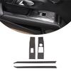 WO-For Toyota Supra GR A90 - Soft Carbon Fiber Car Door Armrest Window Switch Panel Sticker Trim Parts (RHD)