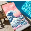 The Great Wave Off Kanagawa Beach Towel Microfiber Quick Dry Absorbent Oversized Bath Towel Sand Free Japanese Ukiyo-e Cherry