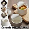High-quality ceramic bowls, suitable for home use as dessert bowls and soup bowls, and for restaurant use as baby food stew pots and tableware.