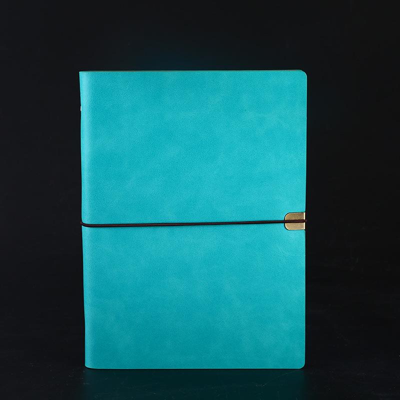 "Retro PU Leather A5 Travel Notebook - Creative Student & Business Customizable B5 Loose-leaf Handbook"