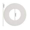Flush Valve Gasket Flush Valve Seal Plumbing Repair Outer Diameter 63mm Replacement Part Rubber Material Base Sealing Washer