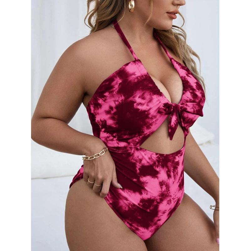 Plus Size Sexy Badeanzug One Piece High Cut Bademode Frauen Push Up Bodys Sommer Badeanzug Frauen Monokini Tankini