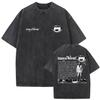 Vintage Gewaschen Kanye West Bully Neues Album 2026 Grafik T-Shirt Herren Rap Gothic Punk Hip Hop Kurzarm T-Shirt Mann Streetwear
