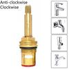 Tap Valve Cartridge Quarter Insert Connector Long Stem Replacement