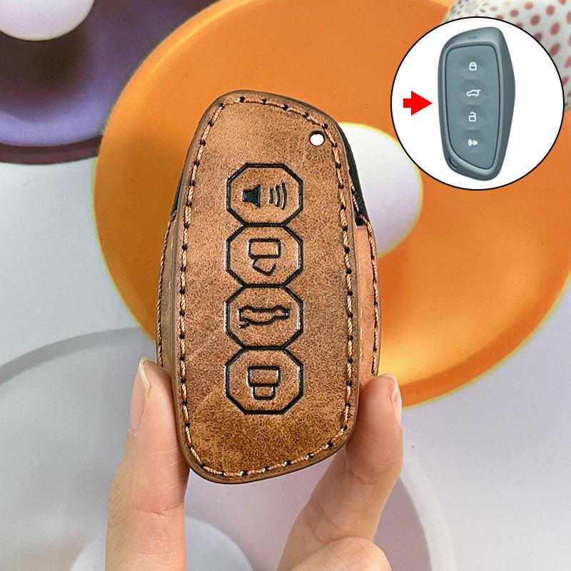 Haval Autoschlüsselhülle für H6, Big Dog, F7, Xiaolong MAX, Roter Hase, H5, Beast, H9 - High-End Tasche für 23 Modelle