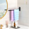 YouShu Mid-Century Stainless Steel Double Towel Bar