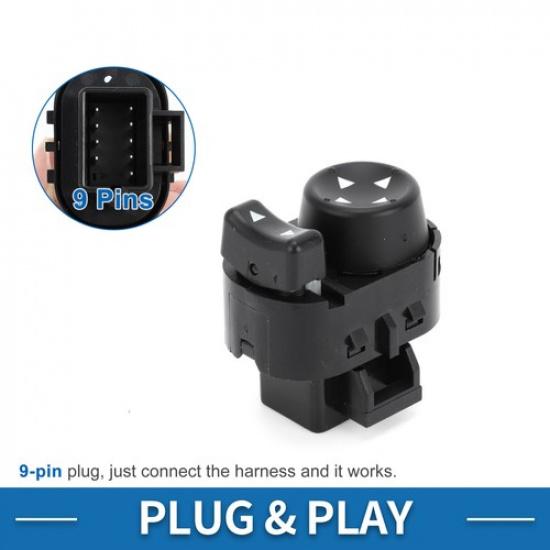 Pack of 1 for Pontiac G6 2005-2010 No.15261341 View Mirror Remote Control Switch