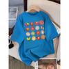 Tomato Variety Series Women's Summer Fashion T-shirt Head Short Sleeved Casual Hip-hop Round Neck T-shirt