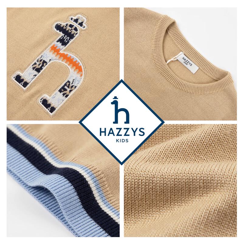 HAZZYS Boys' Wool Blend Sweater