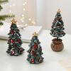 Christmas Decoration Ornaments,Resin Mini Desktop Christmas Tree Ornaments Christmas Gifts Gifts,Holiday Party Supplies