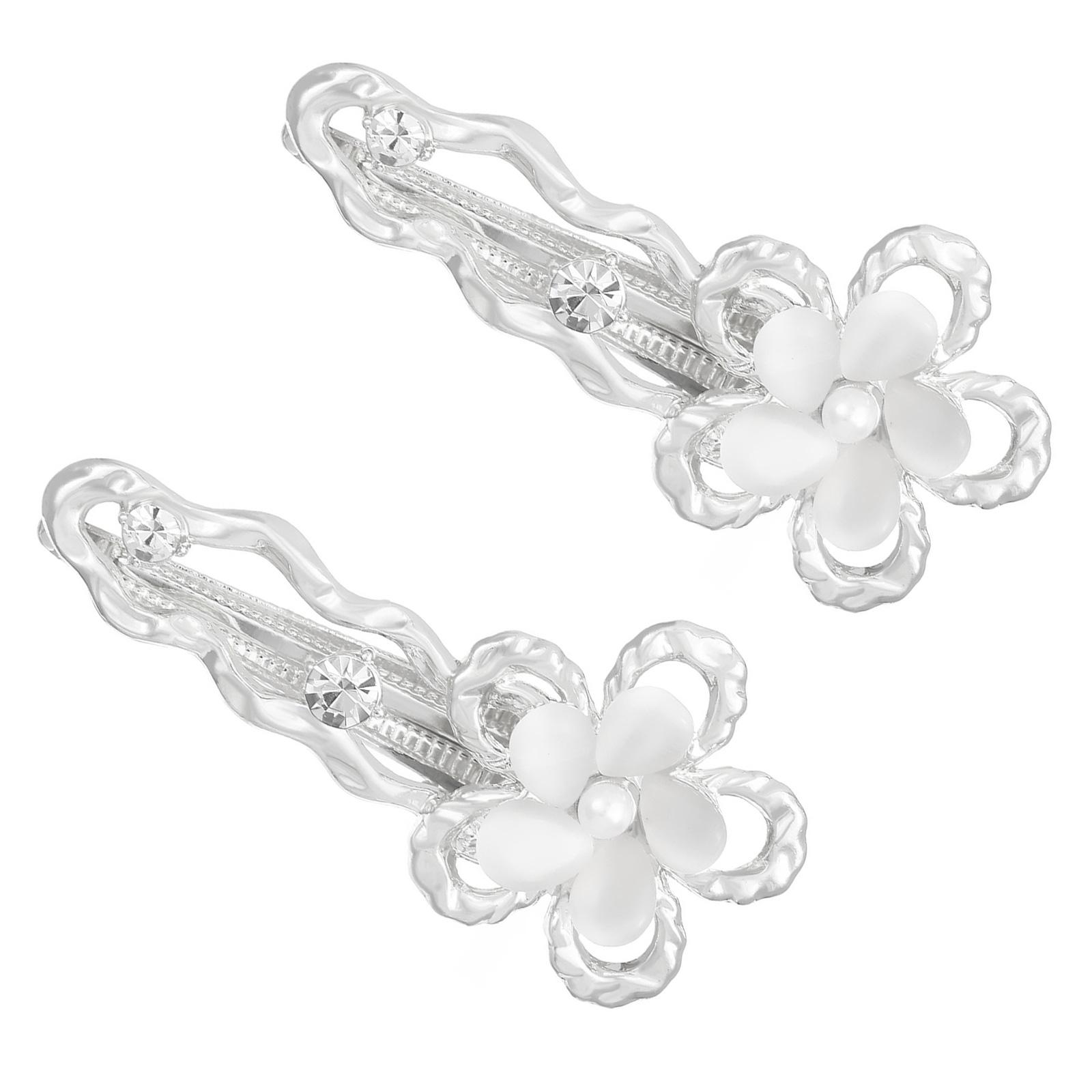 

Fashionable Cats Eye Stone Hair Barrette Butterfly Hair Accessory Aesthetic Hair Pin for Daily Wear and Formal Event D