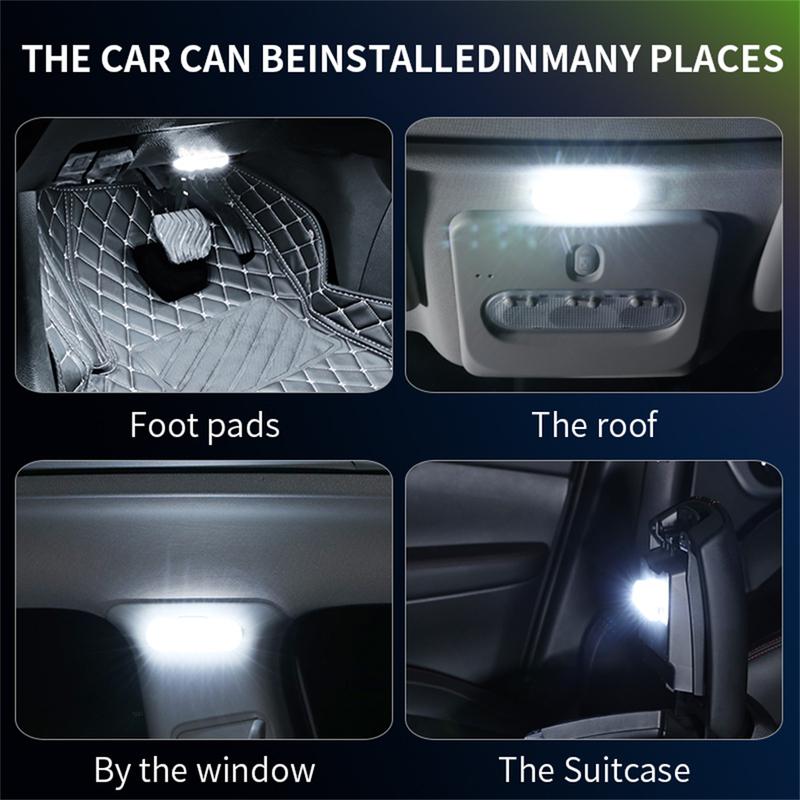 Touch Interior Light Car Reading Ceiling Light Magnetic Camper Trunk LED Interior Replacement Parts Car Interior Lighting
