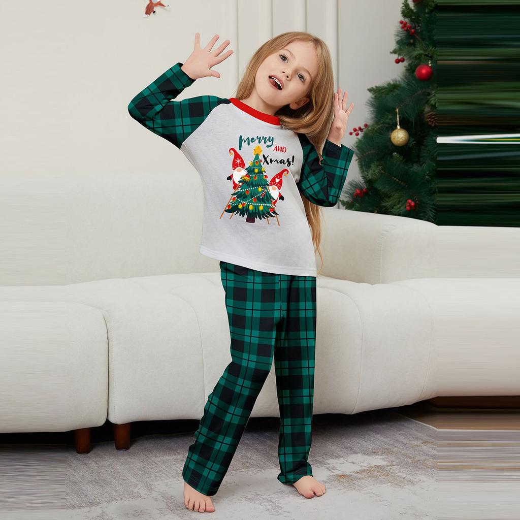 Weihnachten Eltern Kind Familie Set Wohnkultur Weihnachten Pyjamas Zwei Stück Set