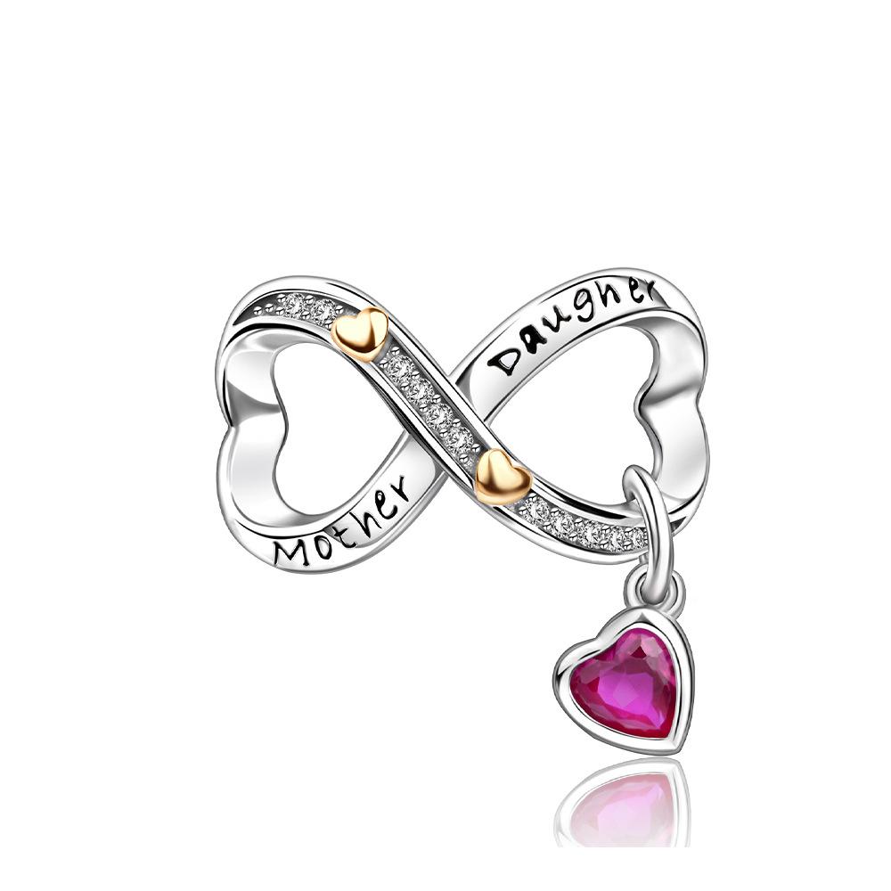 S925 Silber DIY Herzperlen Schmuckherstellung Set Bastelzubehör Charms Armband Halskette Zubehör