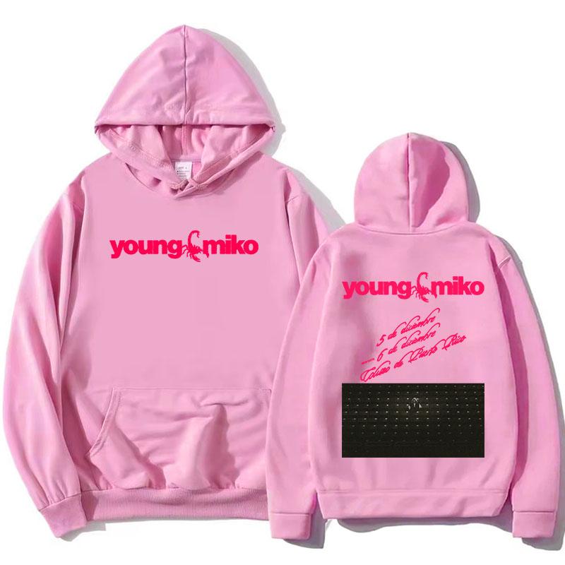 Young Miko Tour 2026 Hoodies DO NOT DISTURB Album Graphic Sweatshirts Fleece Winter Fleece Hooded Pullovers Streetwear Women