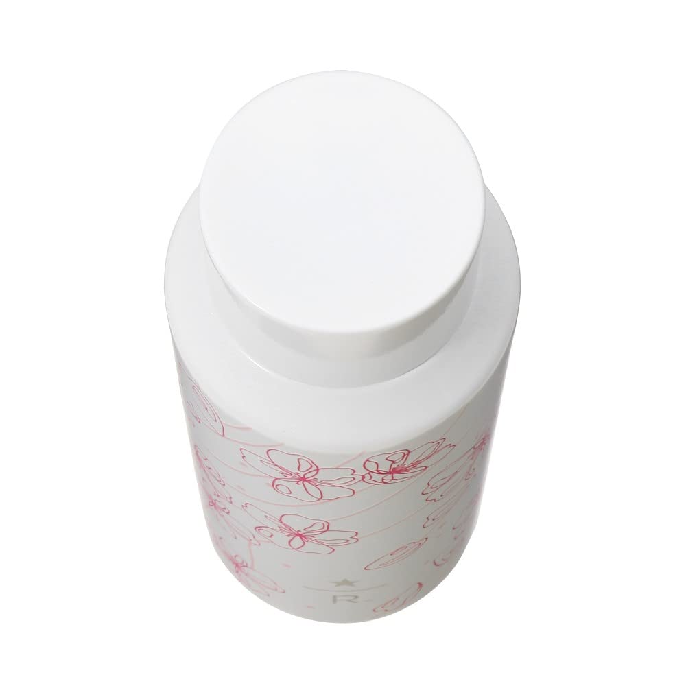 Starbucks Reserve Stainless Steel Bottle, White, Sakura 2023, 355ml, Starbucks Tumbler