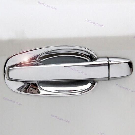 8pc ABS Chrome exterior side door handle cover trim For Subaru outback 2015-2019