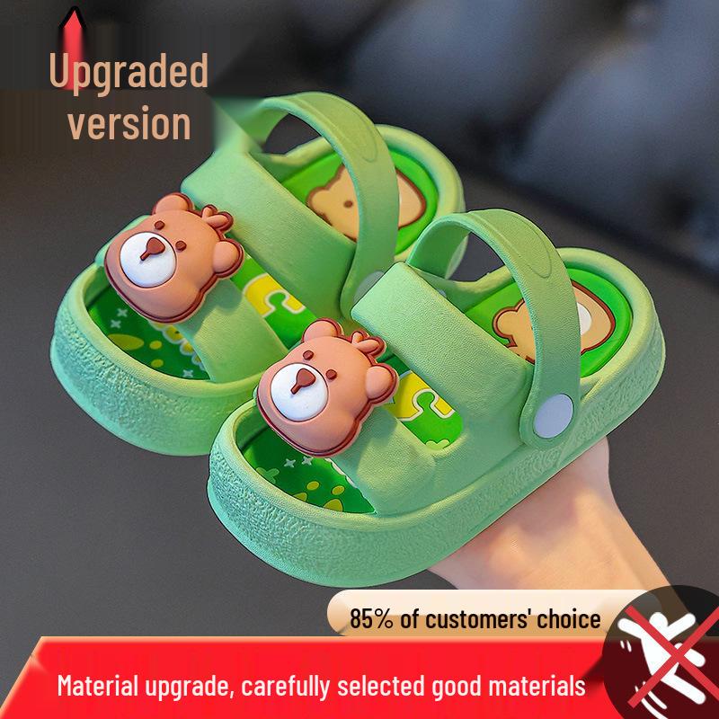 2026 Kids' Closed-Toe Summer Beach Slippers for Toddlers - Girls & Boys